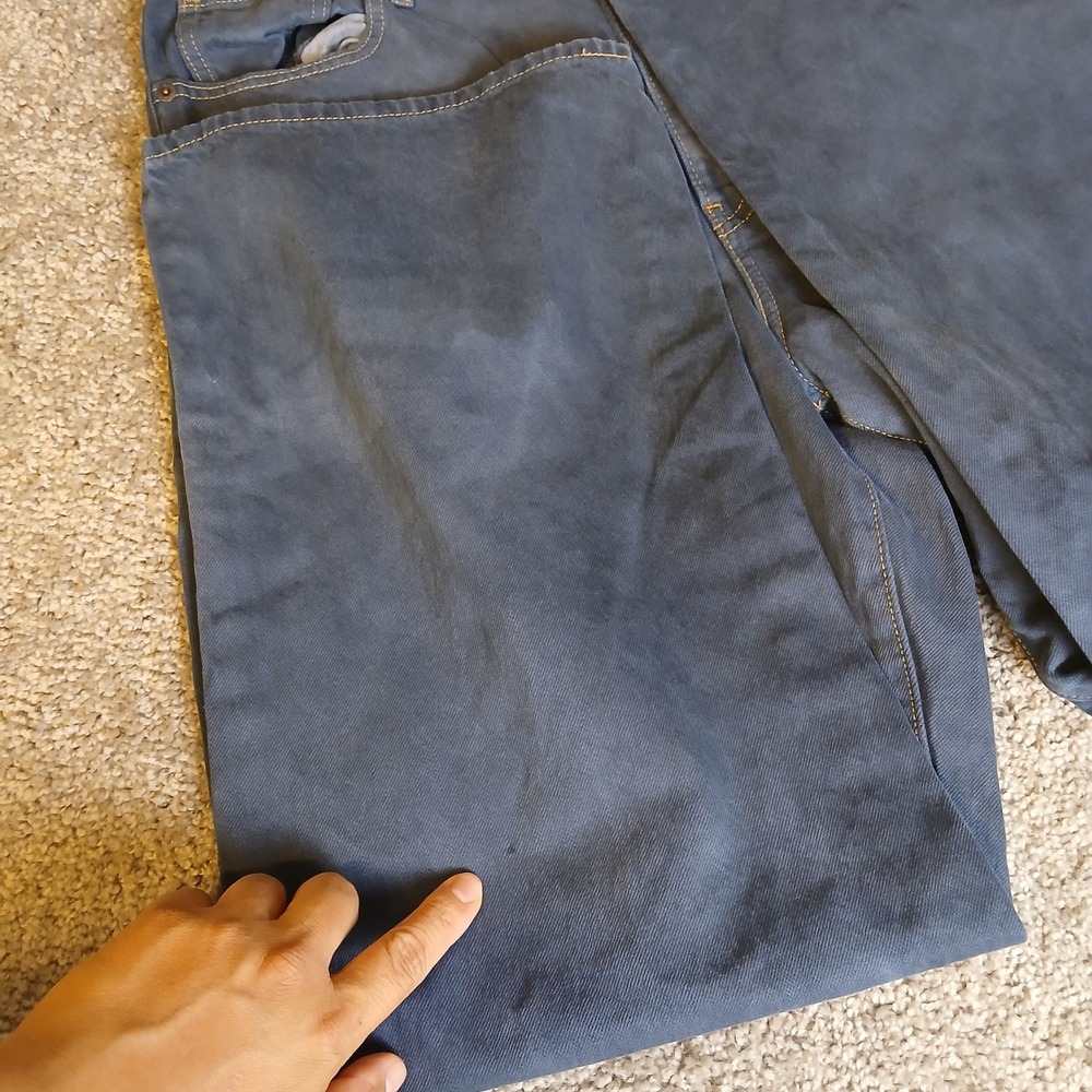 Levis High Waisted Straight Leg Jeans Blue Faded Wash Size 32 Vintage Style - Picture 13 of 13